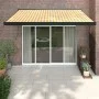 Einziehbares Markisendach aus Aluminium und weißem und gelbem Stoff, 3x2,5 m. von vidaXL, Markisen - Ref: Foro24-3154556, Pre...