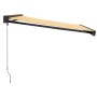 Toldo retráctil aluminio y tela blanco y amarillo 3x2,5 m by vidaXL, Awnings - Ref: Foro24-3154556, Price: 412,57 €, Discount: %