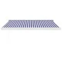 Toldo retráctil aluminio y tela azul y blanco 3x2,5 m de vidaXL, Toldos - Ref: Foro24-3154571, Precio: 563,09 €, Descuento: %