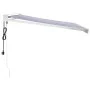 Toldo retráctil aluminio y tela azul y blanco 3x2,5 m de vidaXL, Toldos - Ref: Foro24-3154571, Precio: 563,09 €, Descuento: %