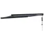 Toldo retráctil aluminio y tela azul y blanco 3,5x2,5 m de vidaXL, Toldos - Ref: Foro24-3154597, Precio: 603,83 €, Descuento: %