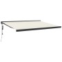 Toldo retráctil aluminio y tela color crema 4x3 m by vidaXL, Awnings - Ref: Foro24-3154603, Price: 795,74 €, Discount: %
