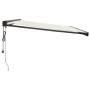 Toldo retráctil aluminio y tela color crema 4x3 m de vidaXL, Toldos - Ref: Foro24-3154603, Precio: 537,26 €