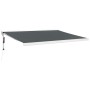 Toldo retráctil aluminio y tela gris antracita 4,5x3 m de vidaXL, Toldos - Ref: Foro24-3154589, Precio: 660,71 €