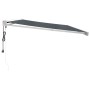 Einziehbare Markise aus Aluminium und anthrazitgrauem Stoff 4,5x3 m von vidaXL, Markisen - Ref: Foro24-3154589, Preis: 802,50...