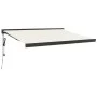 Retractable aluminum and cream fabric awning 3.5x2.5 m by vidaXL, Awnings - Ref: Foro24-3154602, Price: 618,64 €, Discount: %