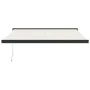 Retractable aluminum and cream fabric awning 3.5x2.5 m by vidaXL, Awnings - Ref: Foro24-3154602, Price: 618,64 €, Discount: %