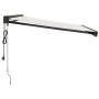 Retractable aluminum and cream fabric awning 3.5x2.5 m by vidaXL, Awnings - Ref: Foro24-3154602, Price: 618,64 €, Discount: %
