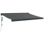 Toldo retráctil aluminio y tela gris antracita 3,5x2,5 m by vidaXL, Awnings - Ref: Foro24-3154612, Price: 604,27 €, Discount: %