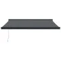 Toldo retráctil aluminio y tela gris antracita 3,5x2,5 m by vidaXL, Awnings - Ref: Foro24-3154612, Price: 604,27 €, Discount: %