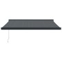 Toldo retráctil aluminio y tela gris antracita 3,5x2,5 m by vidaXL, Awnings - Ref: Foro24-3154612, Price: 537,43 €, Discount: %