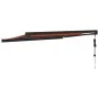 Toldo retráctil aluminio y tela naranja y marrón 3,5x2,5 m de vidaXL, Toldos - Ref: Foro24-3154617, Precio: 617,93 €, Descuen...