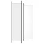 Trennwand mit 3 weißen Stoffbahnen 150x200 cm von vidaXL, Raumteiler - Ref: Foro24-350178, Preis: 34,36 €, Rabatt: %