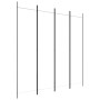 Biombo divisor de 4 paneles de tela blanco 200x200 cm de vidaXL, Divisores de ambientes - Ref: Foro24-350182, Precio: 34,73 €...