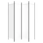 Trennwand mit 4 weißen Stoffbahnen 200x200 cm von vidaXL, Raumteiler - Ref: Foro24-350182, Preis: 40,17 €, Rabatt: %