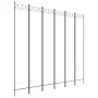 6-panel white fabric room divider screen 240x220 cm by vidaXL, Room dividers - Ref: Foro24-350174, Price: 64,47 €, Discount: %