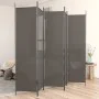 Trennwand mit 5 anthrazitgrauen Stoffbahnen 250x220 cm von vidaXL, Raumteiler - Ref: Foro24-350204, Preis: 42,37 €, Rabatt: %