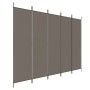 Divider screen with 5 anthracite gray fabric panels 250x220 cm by vidaXL, Room dividers - Ref: Foro24-350204, Price: 42,81 €,...