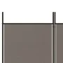 Divider screen with 5 anthracite gray fabric panels 250x220 cm by vidaXL, Room dividers - Ref: Foro24-350204, Price: 42,22 €,...