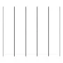 Divider screen with 5 white fabric panels 250x220 cm by vidaXL, Room dividers - Ref: Foro24-350202, Price: 47,78 €, Discount: %
