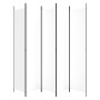 Divider screen with 5 white fabric panels 250x220 cm by vidaXL, Room dividers - Ref: Foro24-350202, Price: 46,86 €, Discount: %