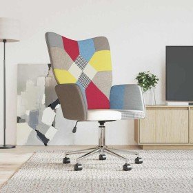 Silla de relax de tela patchwork en Sillones | Comprar online en Foro24