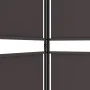 Biombo divisor de 5 paneles de tela marrón 250x200 cm de vidaXL, Divisores de ambientes - Ref: Foro24-350235, Precio: 58,04 €...