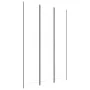 Divider screen with 3 white fabric panels 150x220 cm by vidaXL, Room dividers - Ref: Foro24-350194, Price: 36,58 €, Discount: %