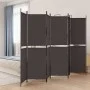 6-panel brown fabric room divider 300x200 cm by vidaXL, Room dividers - Ref: Foro24-350239, Price: 68,53 €, Discount: %
