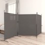 Divider screen with 3 anthracite gray fabric panels 525x180 cm by vidaXL, Room dividers - Ref: Foro24-350280, Price: 46,55 €,...