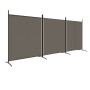 Divider screen with 3 anthracite gray fabric panels 525x180 cm by vidaXL, Room dividers - Ref: Foro24-350280, Price: 46,55 €,...