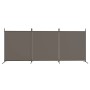 Divider screen with 3 anthracite gray fabric panels 525x180 cm by vidaXL, Room dividers - Ref: Foro24-350280, Price: 46,55 €,...