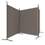 Divider screen with 3 anthracite gray fabric panels 525x180 cm by vidaXL, Room dividers - Ref: Foro24-350280, Price: 46,55 €,...