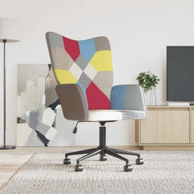 Silla de relax de tela patchwork en Sillones | Comprar online en Foro24