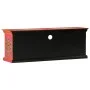 Solid pink mango wood TV cabinet 110x30x40 cm by vidaXL, TV Furniture - Ref: Foro24-353907, Price: 324,11 €, Discount: %