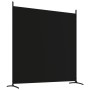 Biombo divisor de 4 paneles de tela negro 698x180 cm by vidaXL, Room dividers - Ref: Foro24-350285, Price: 56,57 €, Discount: %