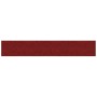 Paneles de pared 12 uds tela rojo tinto 90x15 cm 1,62 m²