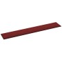 Paneles de pared 12 uds tela rojo tinto 90x15 cm 1,62 m²