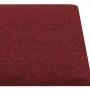 Wandpaneele 12 Stück rot roter Stoff 90x15 cm 1,62 m² von vidaXL, Wandverkleidung - Ref: Foro24-343876, Preis: 33,05 €, Rabat...