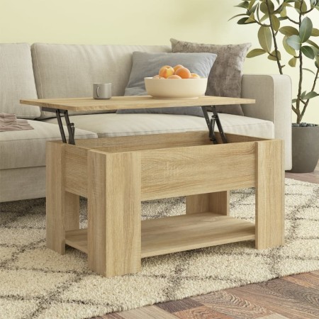 Couchtisch aus Sonoma-Eichensperrholz, 79 x 49 x 41 cm von vidaXL, Couchtisch - Ref: Foro24-809713, Preis: 86,43 €, Rabatt: %