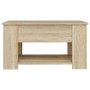 Couchtisch aus Sonoma-Eichensperrholz, 79 x 49 x 41 cm von vidaXL, Couchtisch - Ref: Foro24-809713, Preis: 86,43 €, Rabatt: %