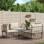 5-teiliges Gartenmöbel-Set und anthrazitfarbene PE-Rattan-Kissen von vidaXL, Outdoor-Sofas - Ref: Foro24-3186710, Preis: 374,...