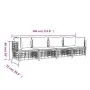 4-teiliges Gartenmöbel-Set und Kissen PE Rattan anthrazit von vidaXL, Outdoor-Sofas - Ref: Foro24-3186698, Preis: 346,25 €, R...