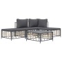 Gartenmöbel-Set 5-teilig, Kissen anthrazit, PE-Rattan von vidaXL, Outdoor-Sofas - Ref: Foro24-3186729, Preis: 345,54 €, Rabat...