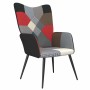 Silla de relax de tela patchwork