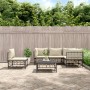 Garden furniture set 6 pieces anthracite cushions PE rattan by vidaXL, Outdoor sofas - Ref: Foro24-3186764, Price: 496,37 €, ...