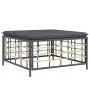 Juego de muebles de jardín 8 pzas y cojines ratán PE antracita de vidaXL, Sofás de exterior - Ref: Foro24-3186785, Precio: 59...