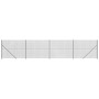 Cerca de alambre con brida gris antracita 1,6x10 m