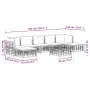 Garden furniture set 8 pieces and anthracite PE rattan cushions by vidaXL, Outdoor sofas - Ref: Foro24-3186785, Price: 590,70...