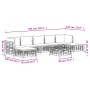 Gartenmöbel-Set 8-teilig und anthrazitfarbene PE-Rattan-Kissen von vidaXL, Outdoor-Sofas - Ref: Foro24-3186785, Preis: 596,18...
